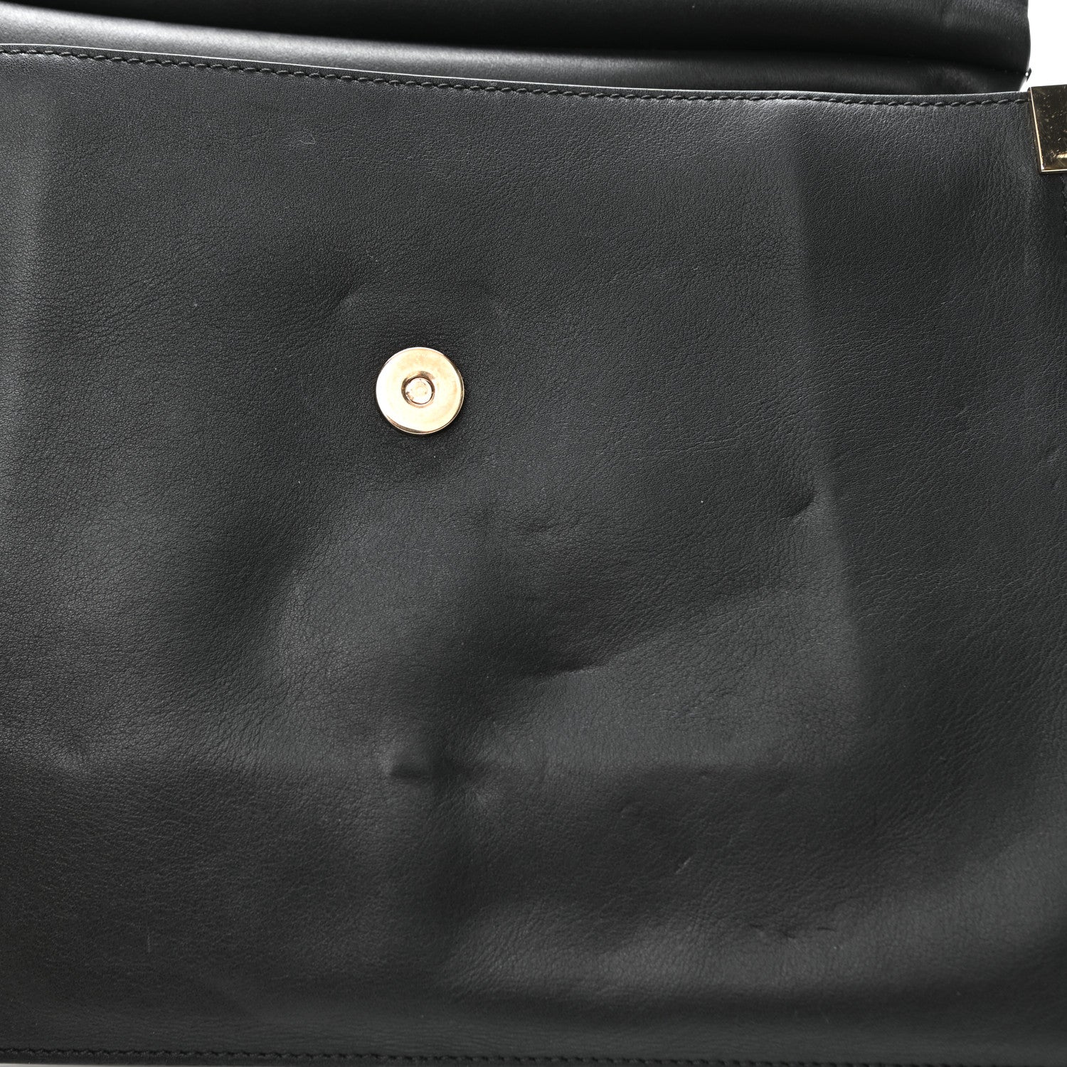 Chloe Suede Calfskin Medium Faye Shoulder Bag Black 14 of 14