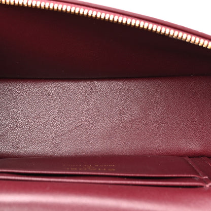 Chanel Calfskin Crocodile Embossed Crococo Exoticoco Vanity With Chain Dark Burgundy 5 of 11