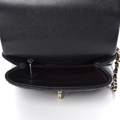 Chanel Caviar Quilted Extra Mini Coco Handle Flap Black 5 of 11