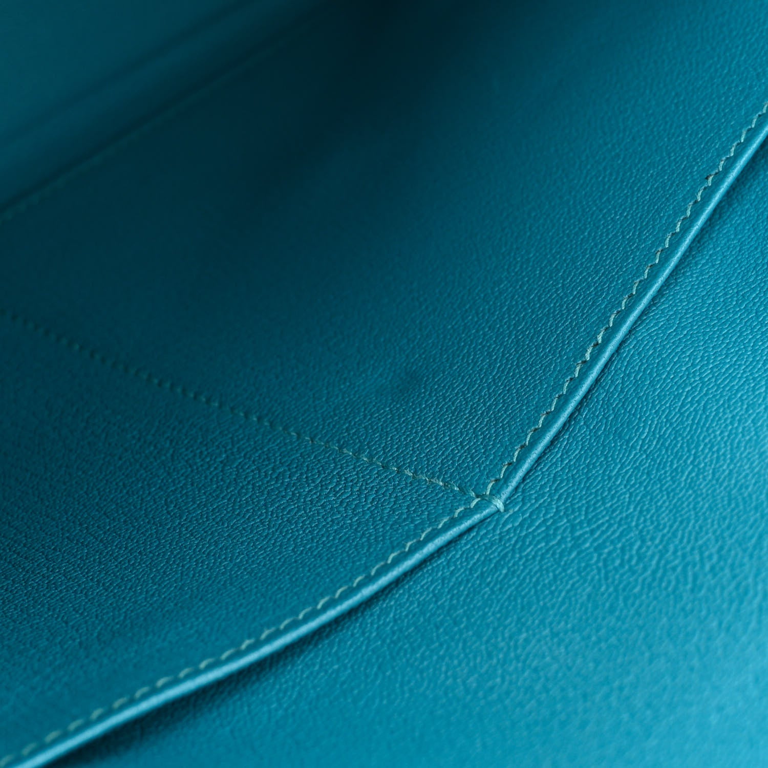 Hermes Togo Kelly Retourne 32 Turquoise 11 of 15