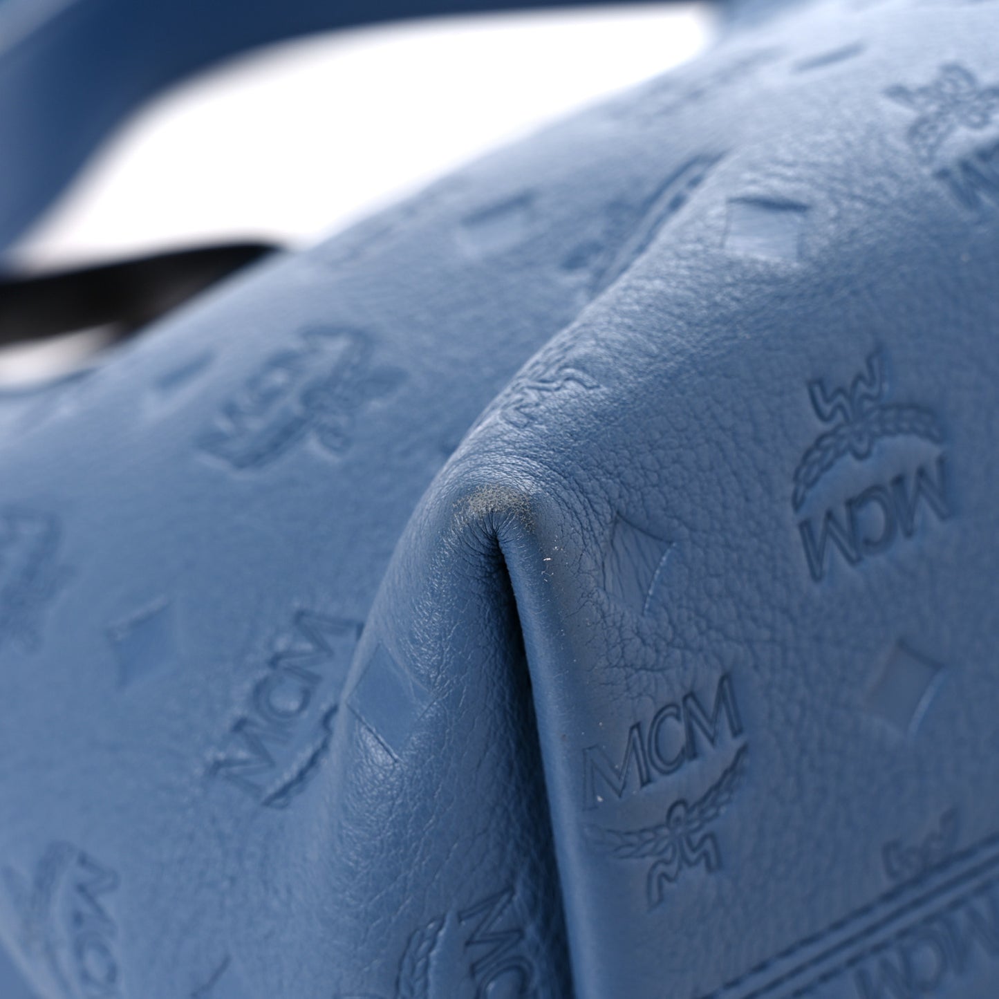 Calfskin Ottomar Monogram Medium Klara Hobo Luft Blue