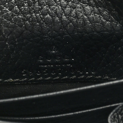 Gucci Dollar Calfskin GG Supreme Monogram Medium GG Marmont Wallet Black Beige Ebony 6 of 6