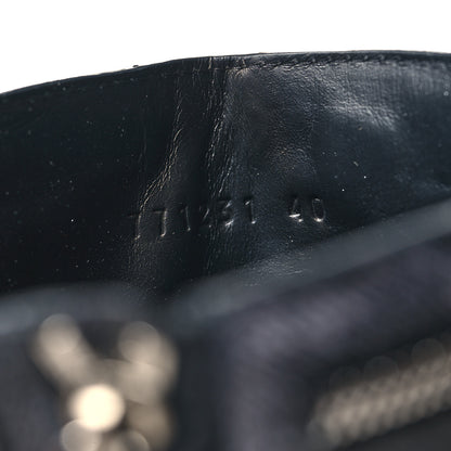 Balenciaga Lambskin Printed Denim Cagole 90mm Boots 40 Black 6 of 8