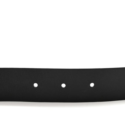 Chanel Lambskin Chain Square Buckle Belt 75 30 Black 7 of 7