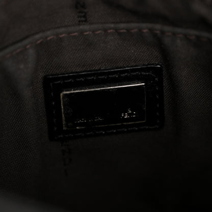Fendi Zucchino Tube Messenger Bag Black 6 of 13