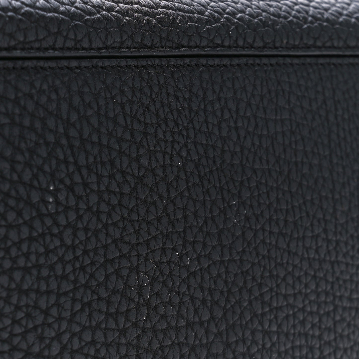 Bullhide Calfskin Medium Ring Bag Black
