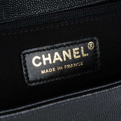 Chanel Caviar Quilted Large Boy Flap Black 7 of 8