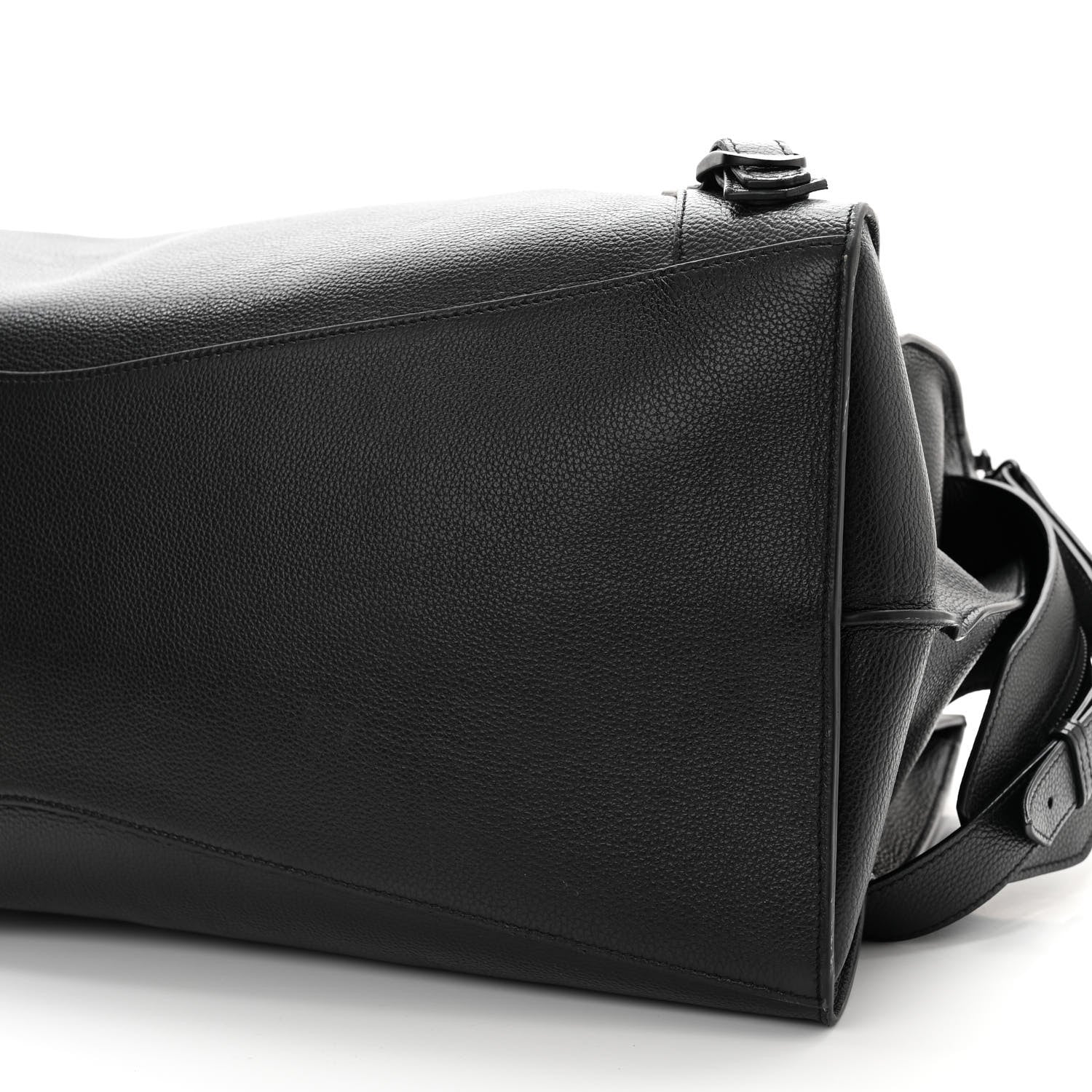 Balenciaga Grained Calfskin Neo Classic Black Hardware Large Top Handle Bag Black 10 of 12