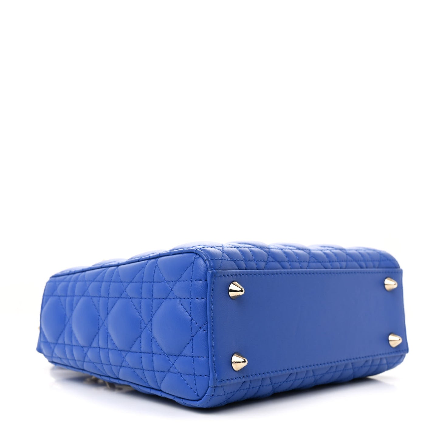 Lambskin Cannage Small My ABCDior Lady Dior Blue