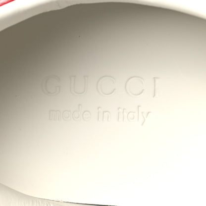 Gucci Calfskin Web Mens Gucci Band Ace Sneakers 8.5 White 6 of 10