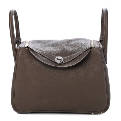 Hermes Taurillon Clemence Lindy 30 Etoupe 1 of 4