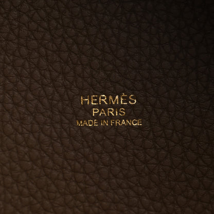 Hermes Taurillon Clemence Picotin Lock 22 MM Etoupe 5 of 10
