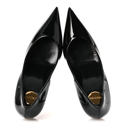 Saint Laurent Vernice Seta Soft Norma 90 Pumps  38 Black 2 of 10