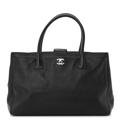 Chanel Calfskin Cerf Executive Shopper Tote Black 1 of 11