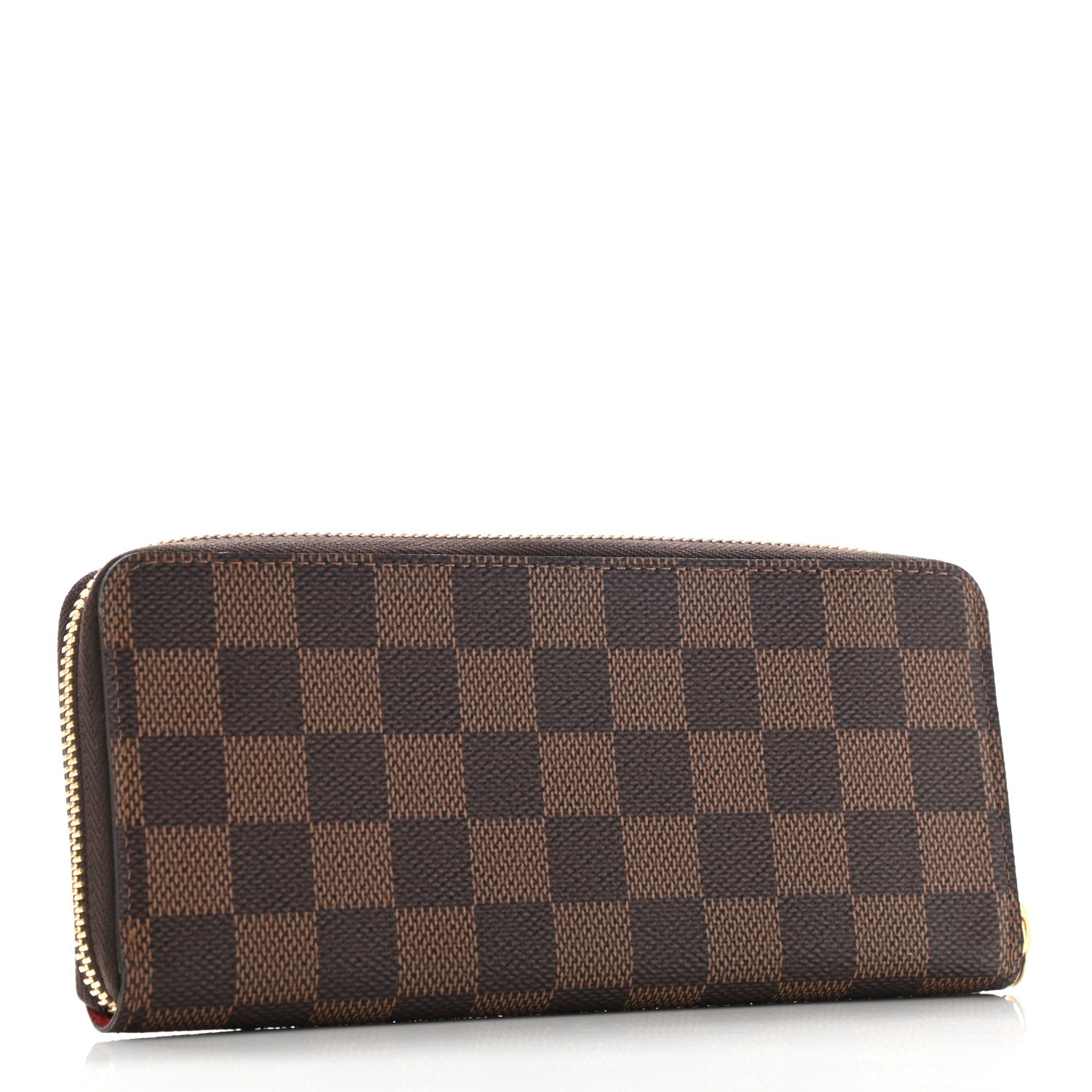 Louis Vuitton Damier Ebene Clemence Wallet Cherry 3 of 6