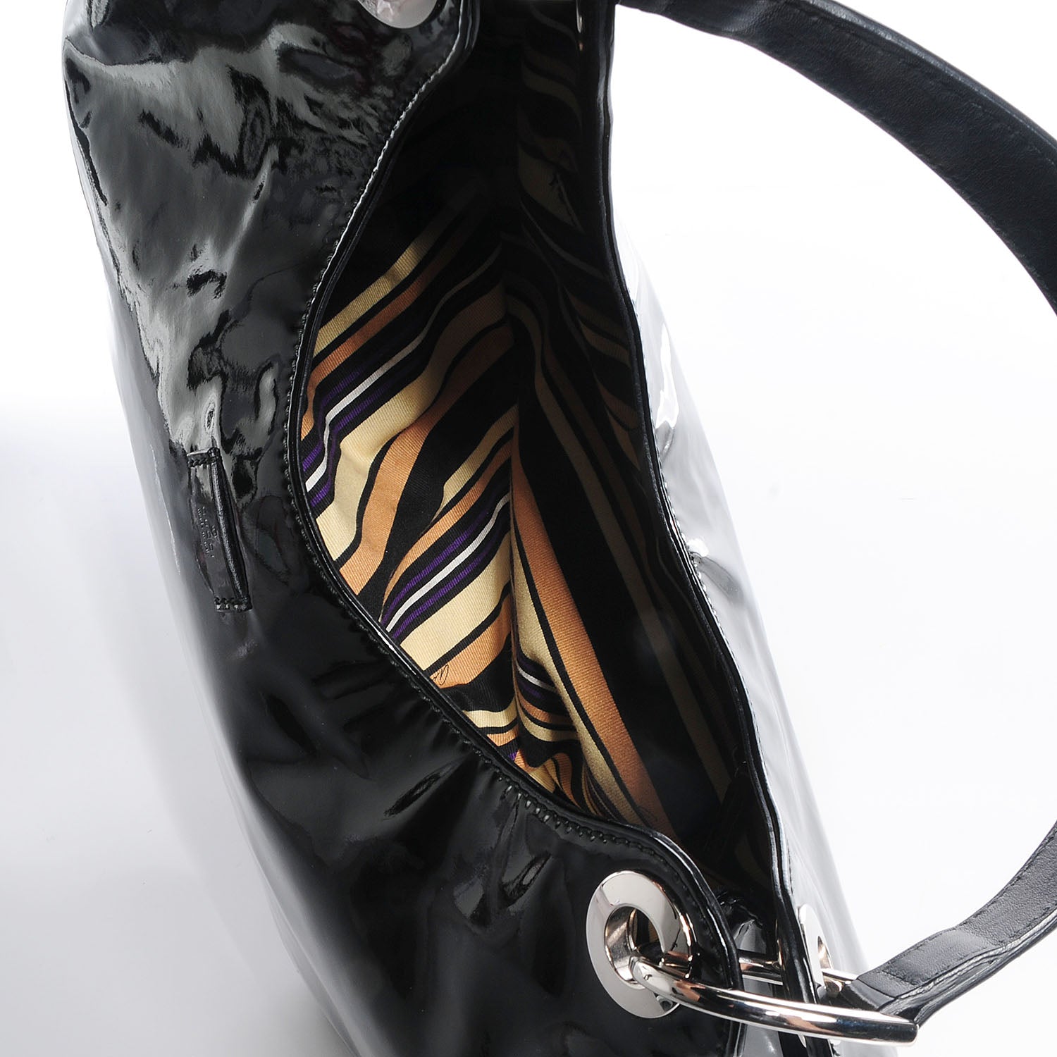 Gucci Vinyl Hobo Black 5 of 8