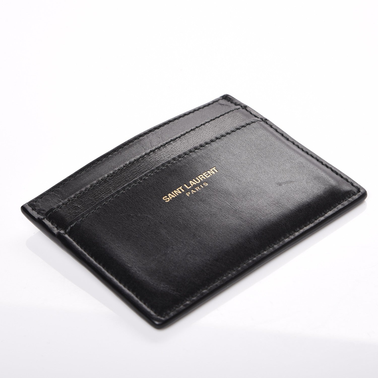Saint Laurent Calfskin Card Case Black 4 of 7