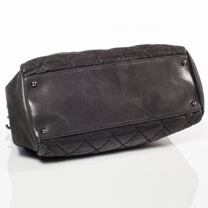 Chanel Iridescent Calfskin Large Just Mademoiselle Black 6 of 9