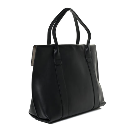 Salvatore Ferragamo Calfskin Large Sookie Satchel Black 3 of 17
