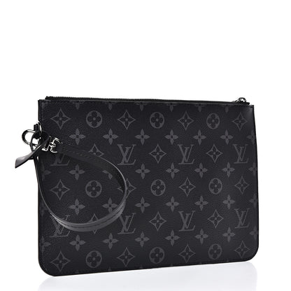 Louis Vuitton Monogram Eclipse Fragment Cabas Light Pochette 2 of 5