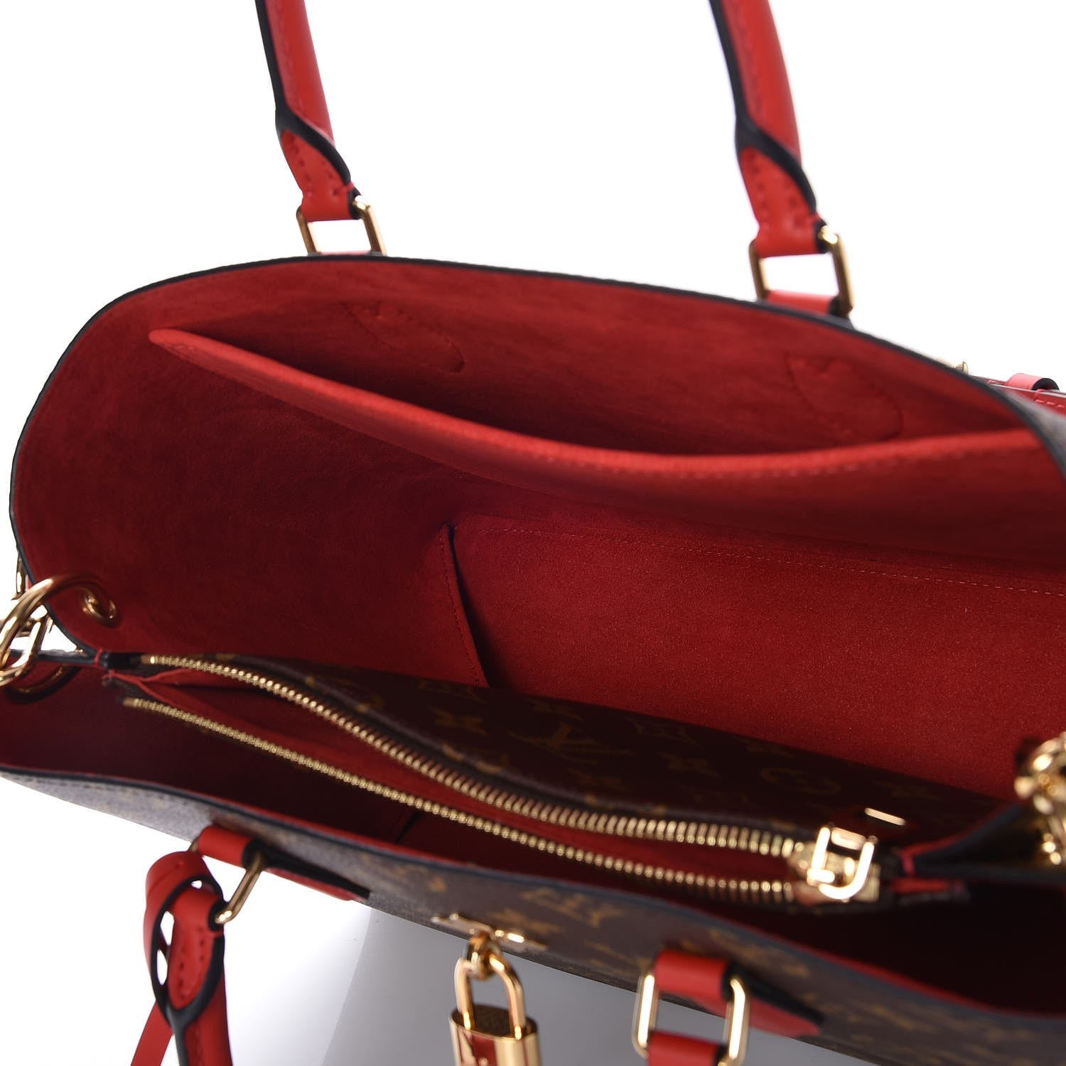 Louis Vuitton Monogram Flower Tote Coquelicot 5 of 8