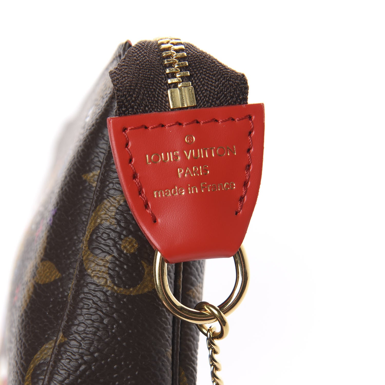 Louis Vuitton Monogram 2020 Christmas Animation Bumper Cars Mini Pochette Accessories Coquelicot 7 of 7