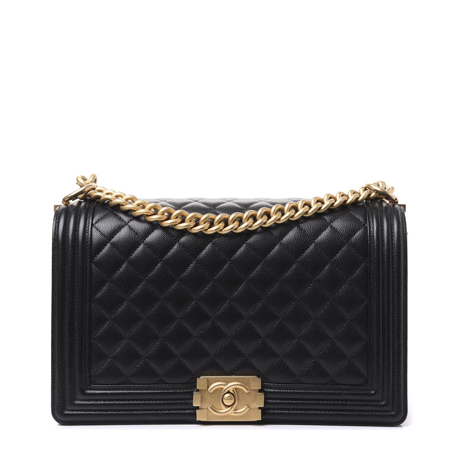 Chanel Caviar Quilted New Medium Boy Flap Black 1 of 10