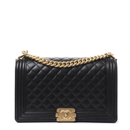 Chanel Caviar Quilted New Medium Boy Flap Black 1 of 10