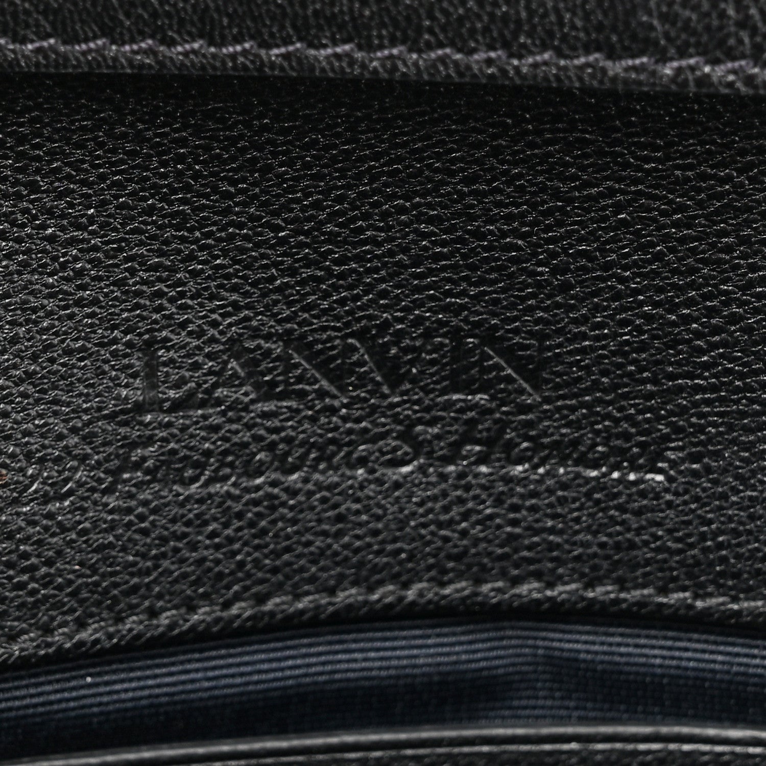 Lanvin Calfskin 22 Logo Plaque Top Handle Bag Black 6 of 11