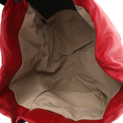 Proenza Schouler Lambskin Large Puffy Tobo Tote Red 7 of 9