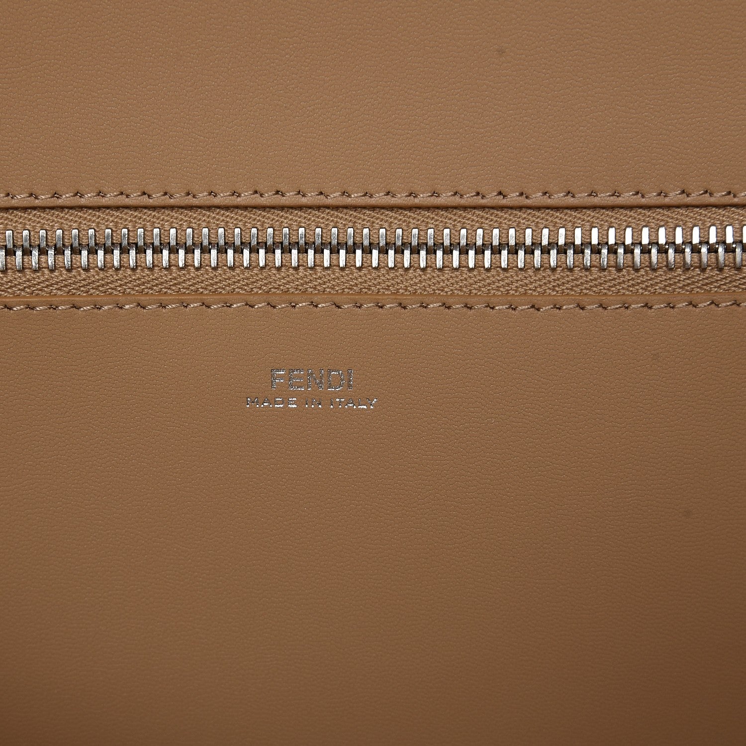 Fendi Vitello Hypnoteyes Shopping Tote Cuoio 6 of 8