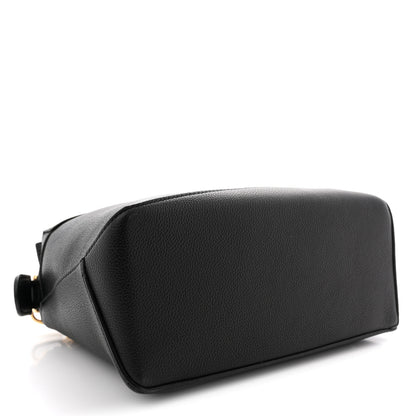 Loewe Grained Calfskin Small Puzzle Bag Black 4 of 11