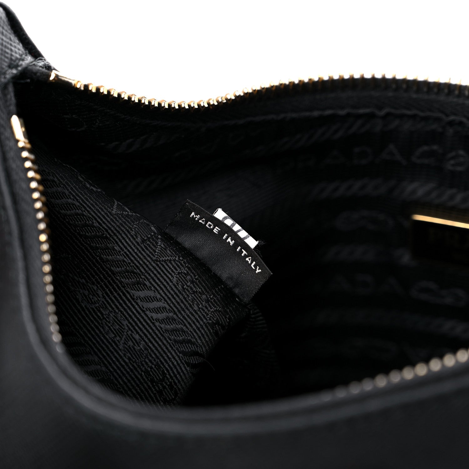 Prada Saffiano Lux Re-Edition 2005 Shoulder Bag Black 7 of 13