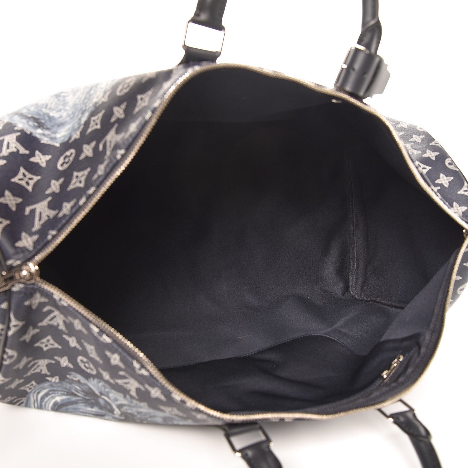 Louis Vuitton Savane Monogram Lion Chapman Keepall Bandouliere 55 Encre 5 of 9