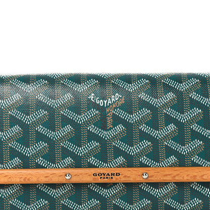 Goyard Goyardine Monte Carlo Bois Clutch Green 7 of 9