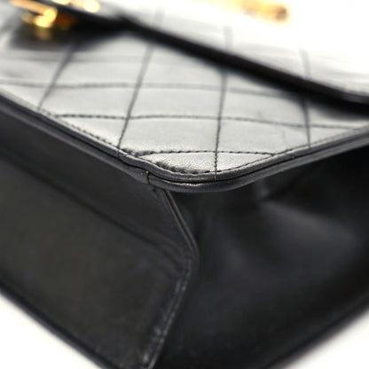 Chanel Lambskin Quilted Medium Single Flap Black 13 of 20