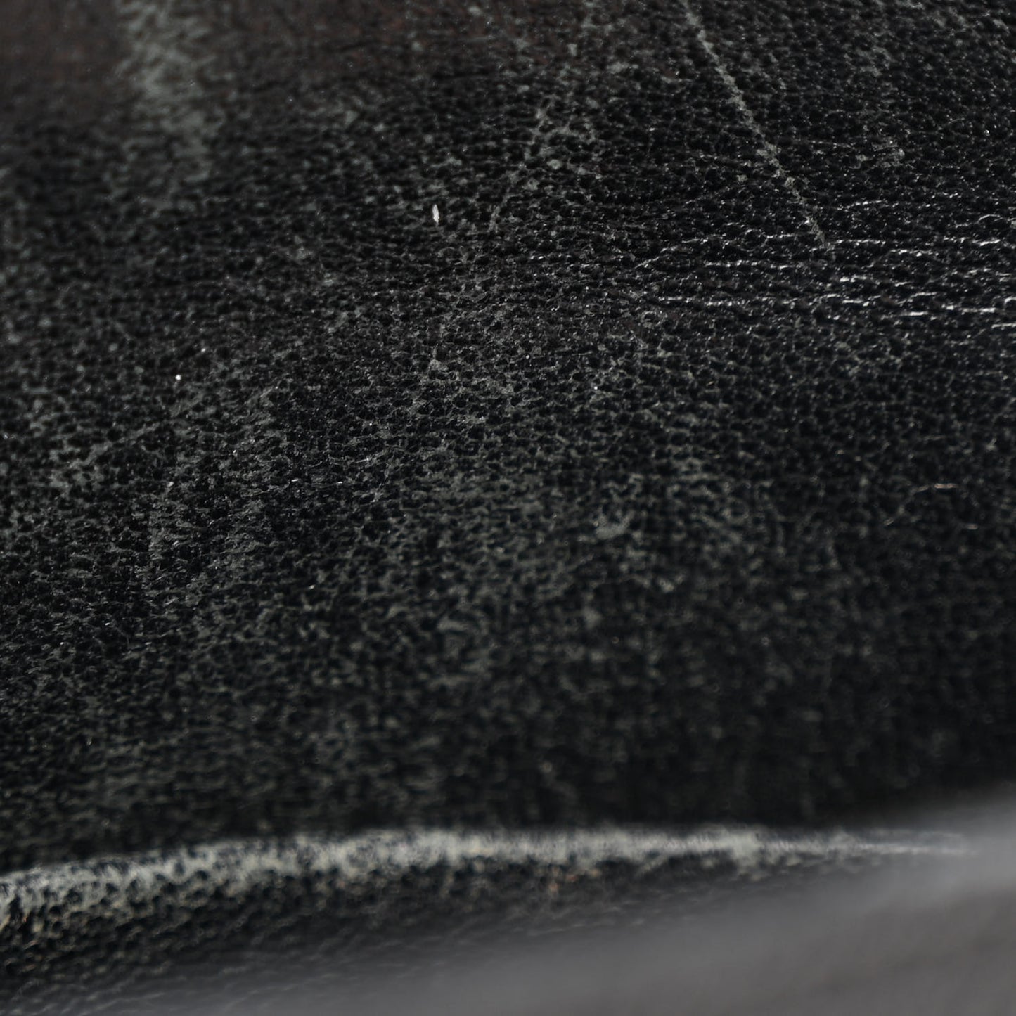 Grained Calfskin Small Trotteur Black