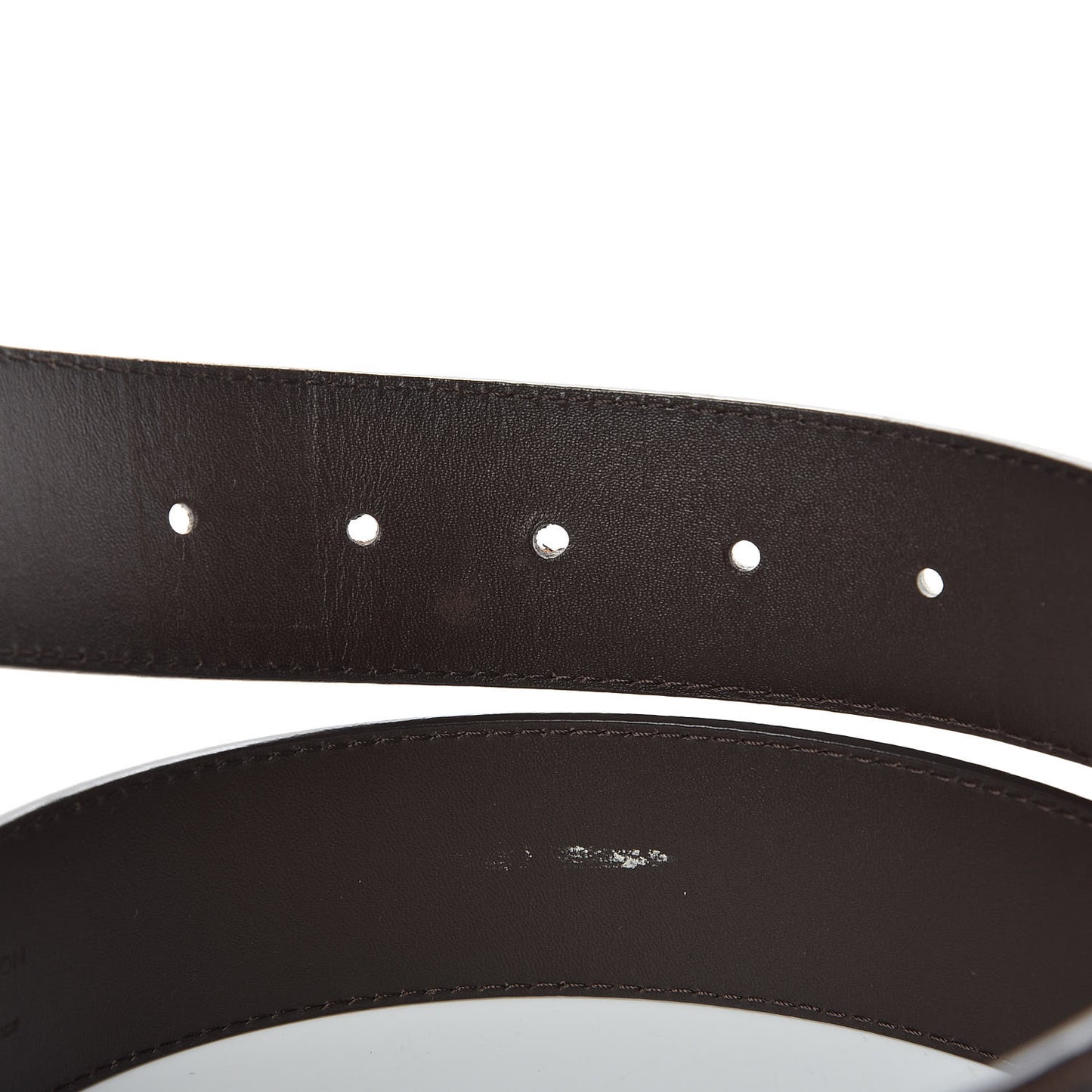 Damier Ebene 40mm LV Initiales Belt 90 36
