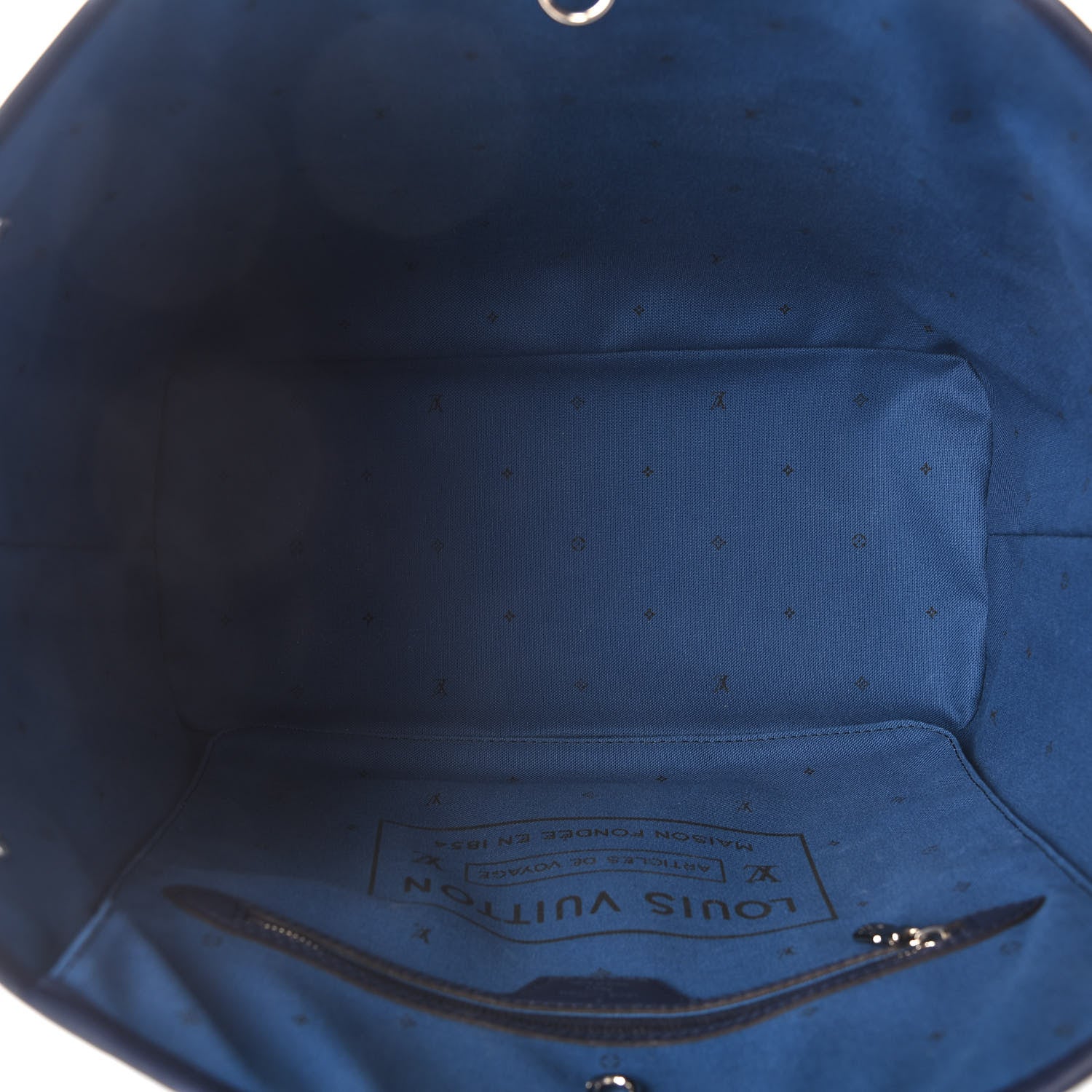 Louis Vuitton Monogram Escale Neverfull MM Blue 4 of 8