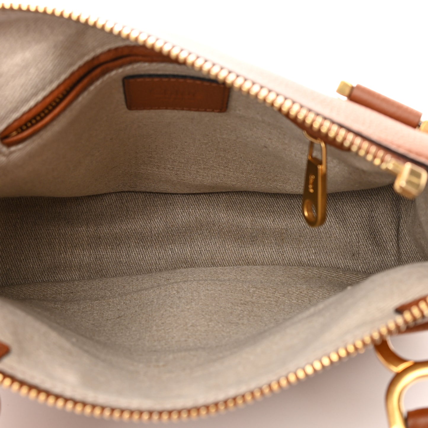 Calfskin Small Marcie Satchel Tan