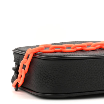 Louis Vuitton Taurillon Monogram Uniformes Solar Ray Soft Pochette Volga Belt Bag Black 9 of 11