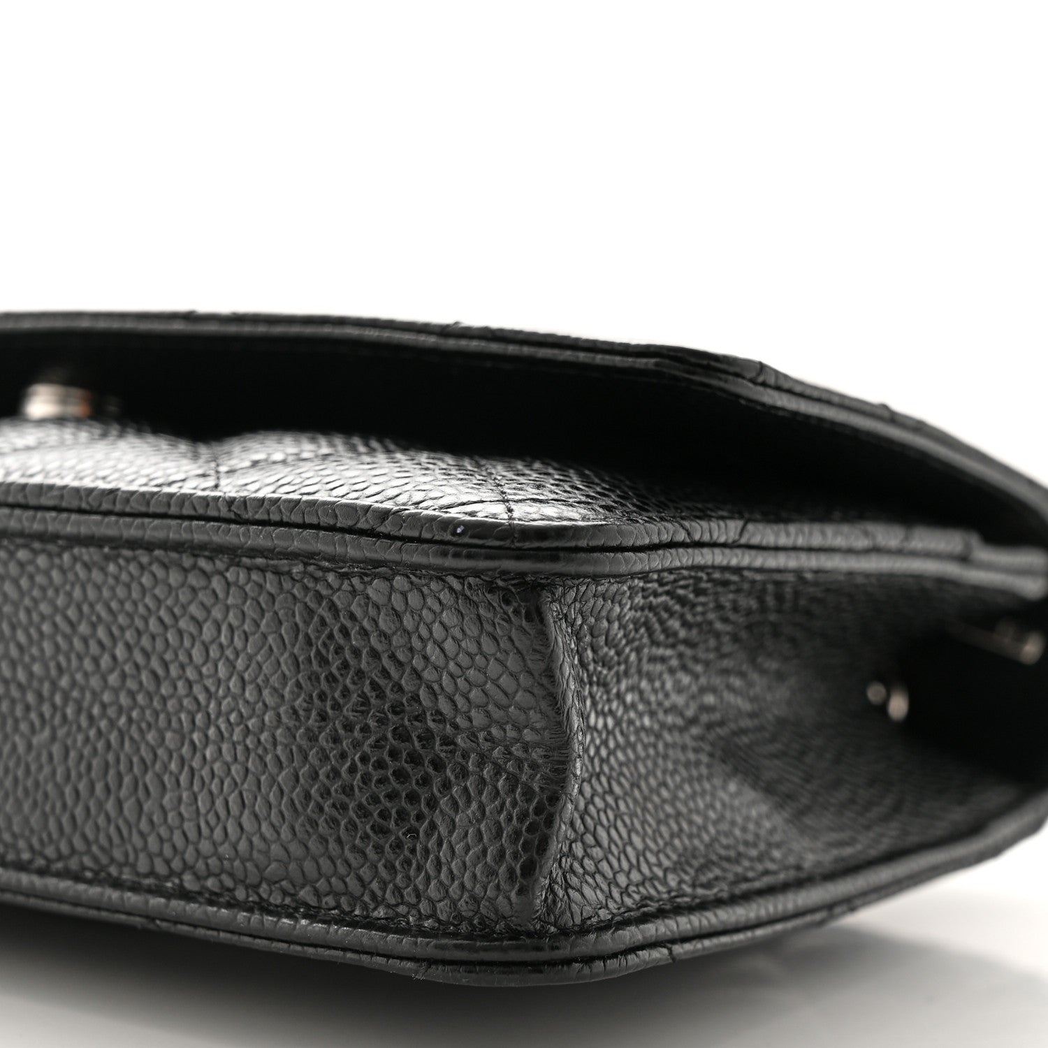 Chanel Caviar Quilted Wallet on Chain WOC Black 11 of 12