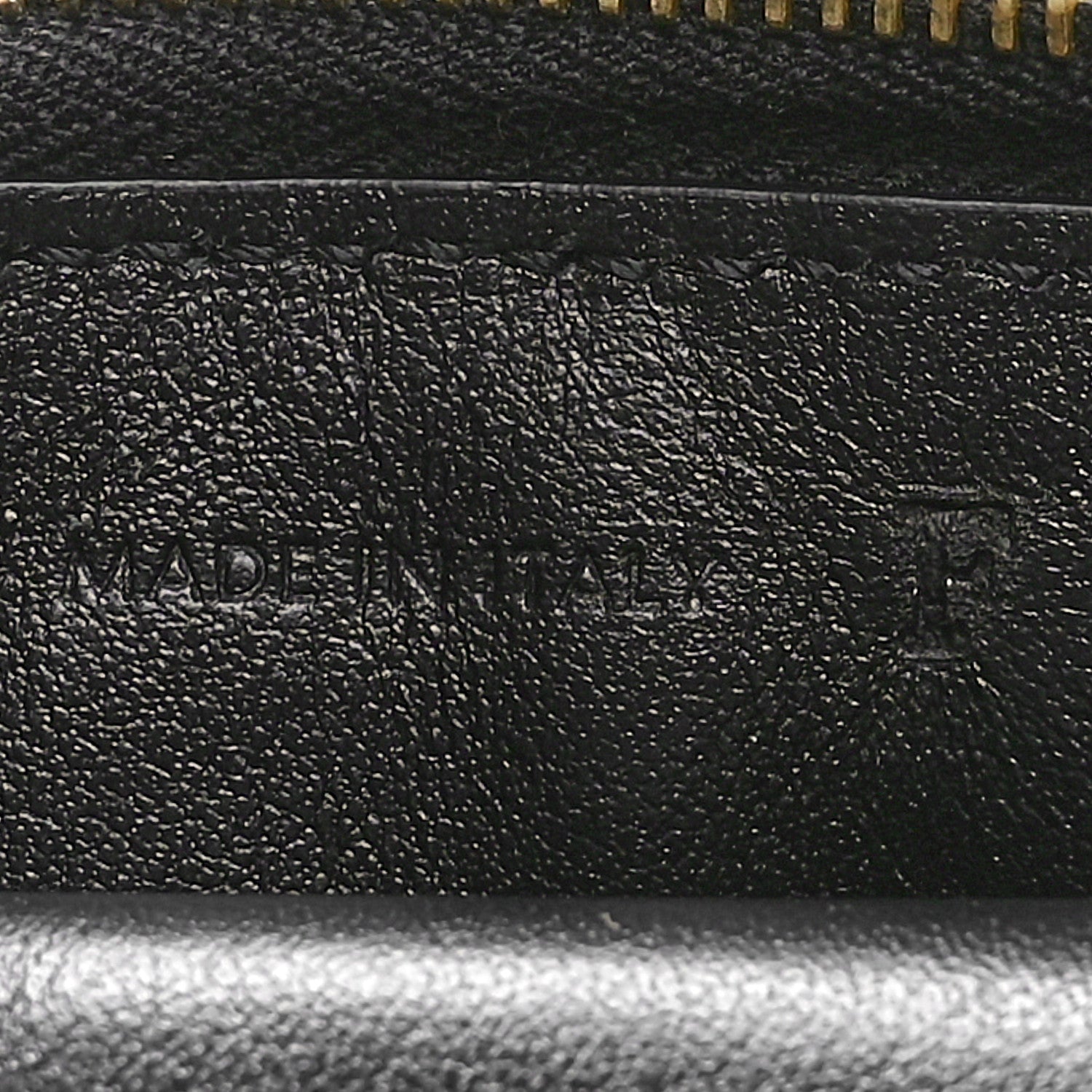 Celine Calfskin Quilted C Charm Pouch Black 7 of 11