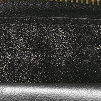 Celine Calfskin Quilted C Charm Pouch Black 7 of 11