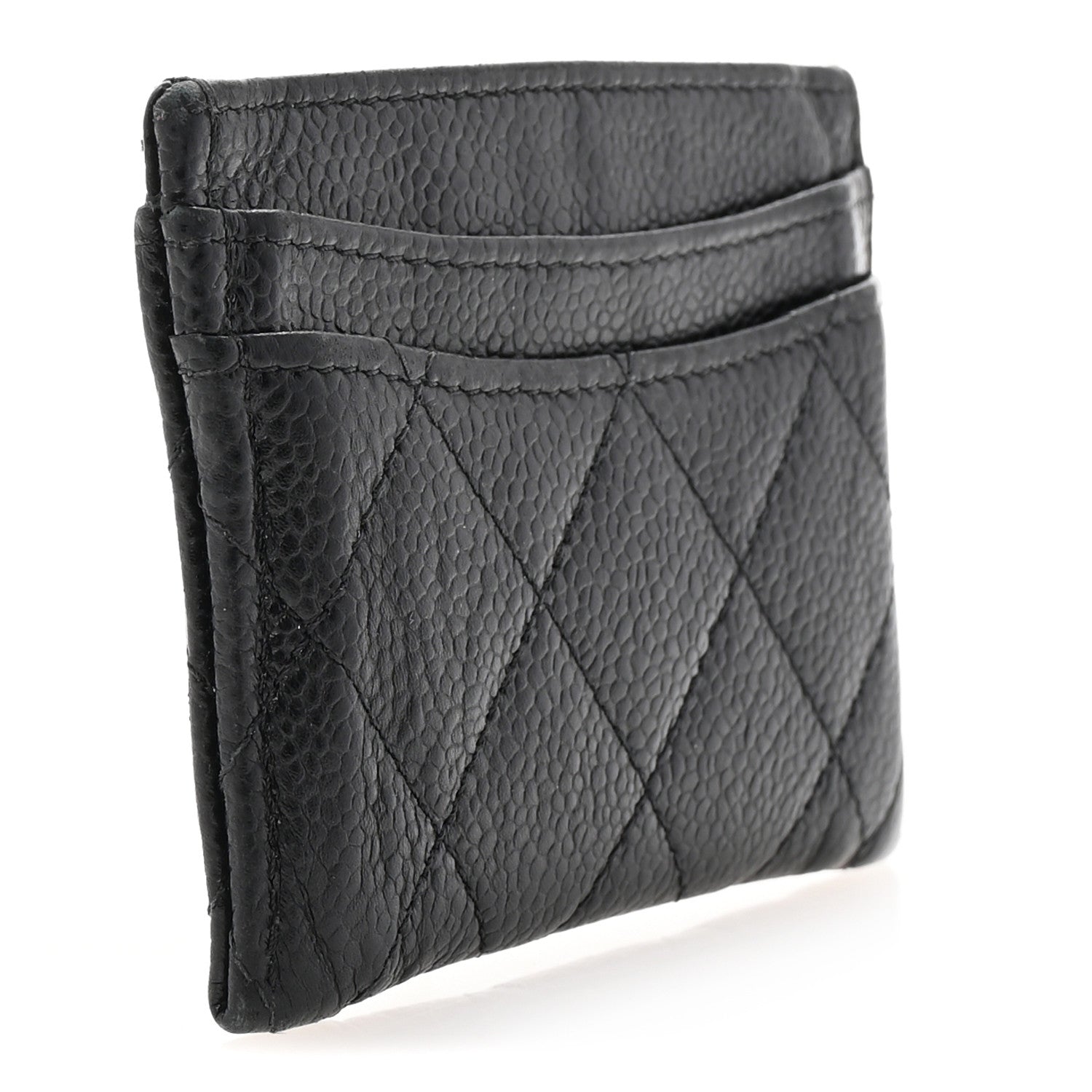 Chanel Caviar Quilted Card Holder Black 3 of 9