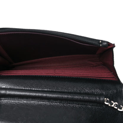 Chanel Caviar Quilted Wallet On Chain WOC Black 5 of 13
