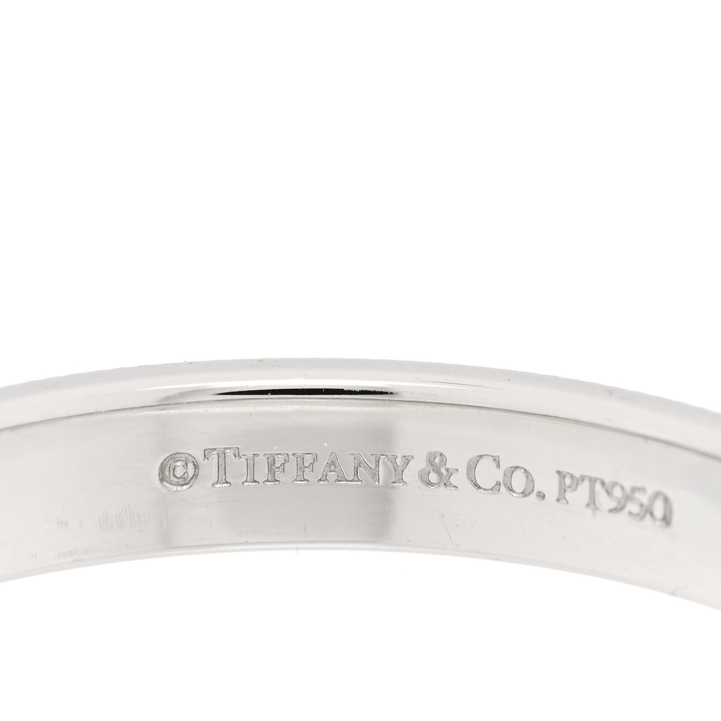 Platinum 3mm Tiffany Together Milgrain Band Ring 57 8