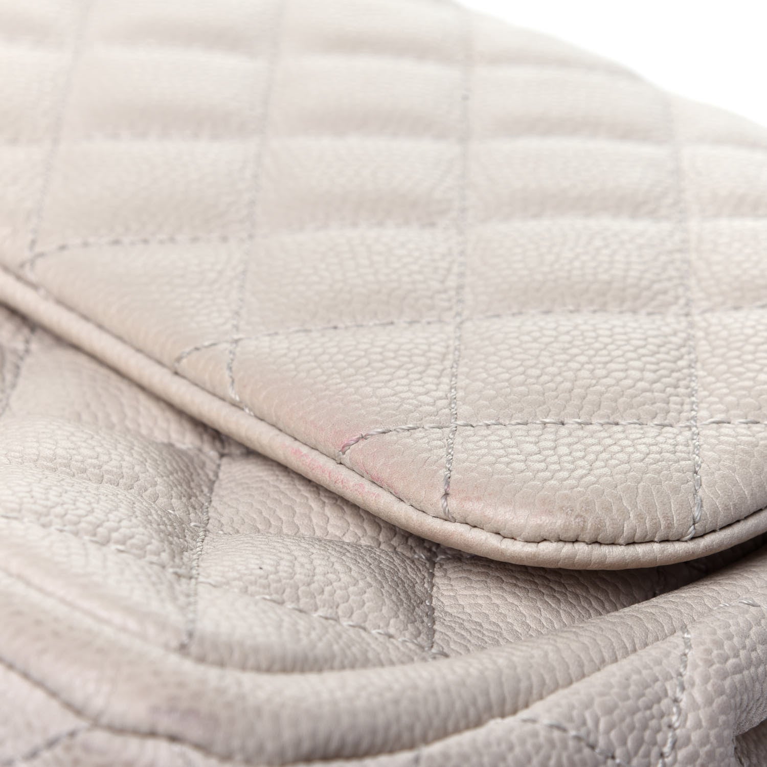 Chanel Caviar Quilted Large Now and Forever Flap Ivory 12 of 12