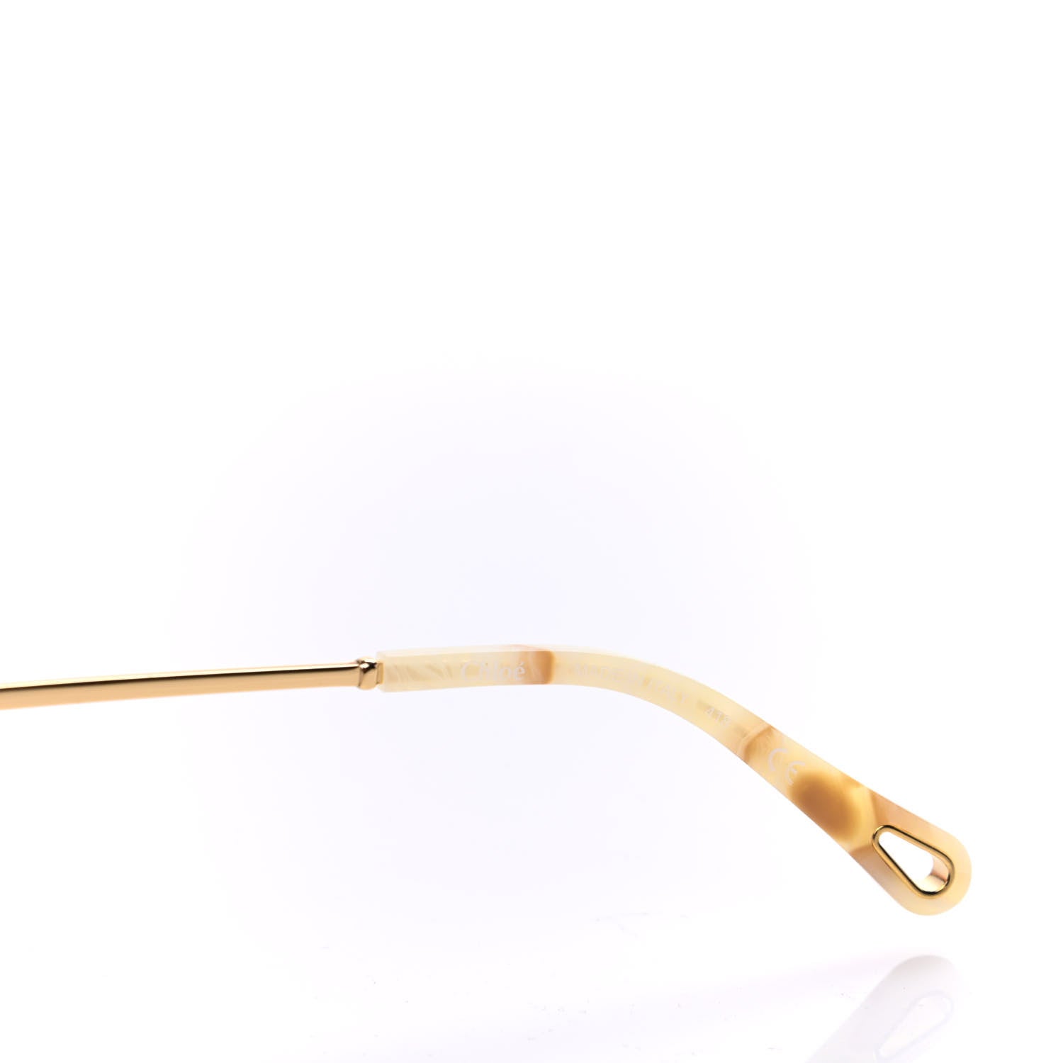Chloe Oversized Round Carlina Oversized Round Sunglasses CE114SC Gold 5 of 7