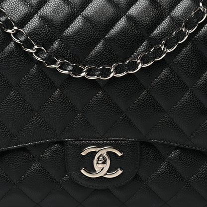 Chanel Caviar Quilted Maxi Double Flap Black 8 of 11